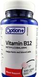 OPTION+ VITAMIN B12 1000MCG 100'S