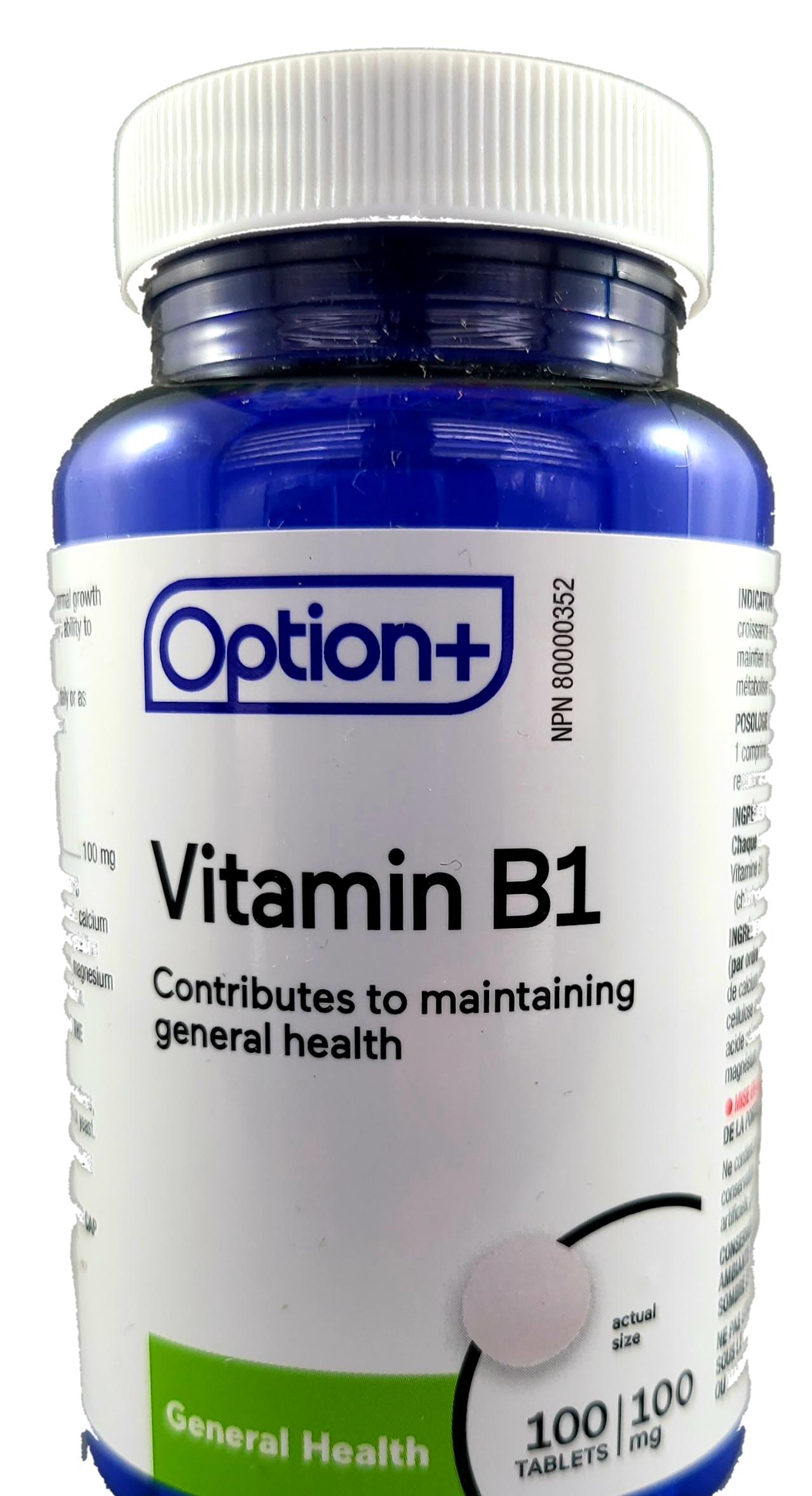 OPTION+ VITAMIN B1 100MG 100'S
