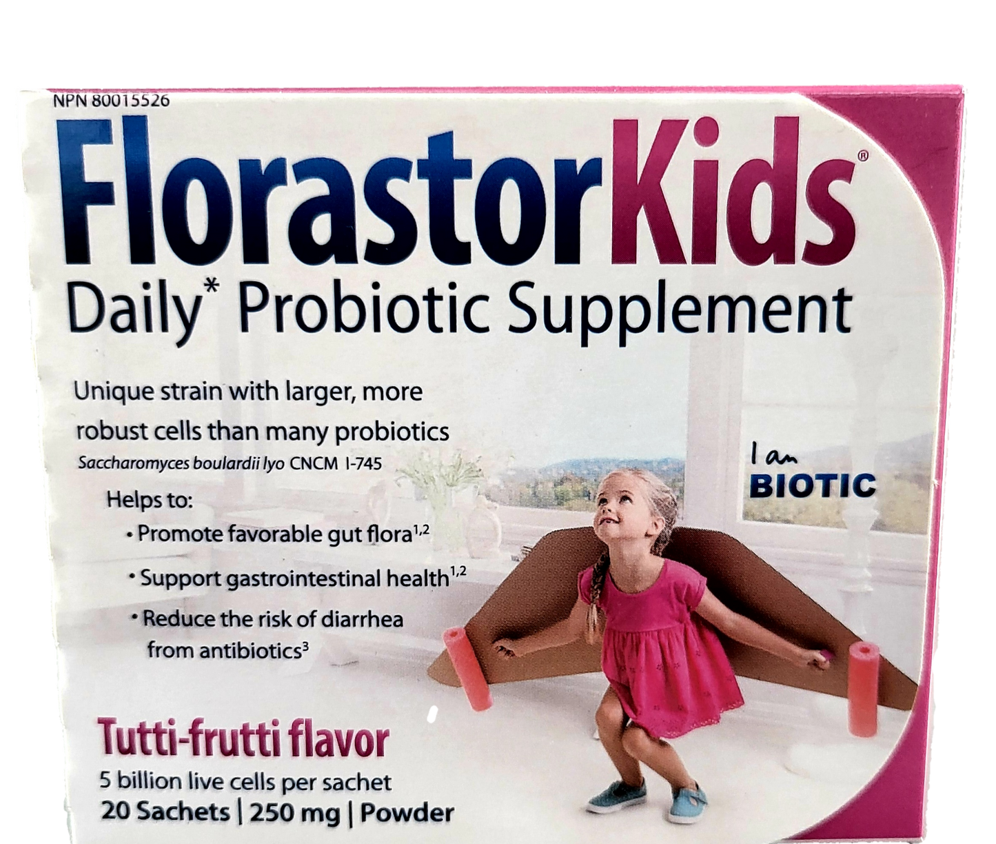 Florastor Kids Daily Probiotic Supplement 20 Sachets