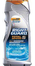 RIGHT GUARD TOTAL DEFENSE COOLING BODY WASH 399ML - Queensborough Community Pharmacy