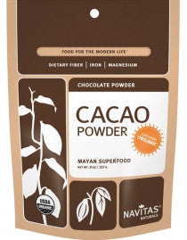 NAVITAS NATURALS CACAO POWDER 227G - Queensborough Community Pharmacy - 1