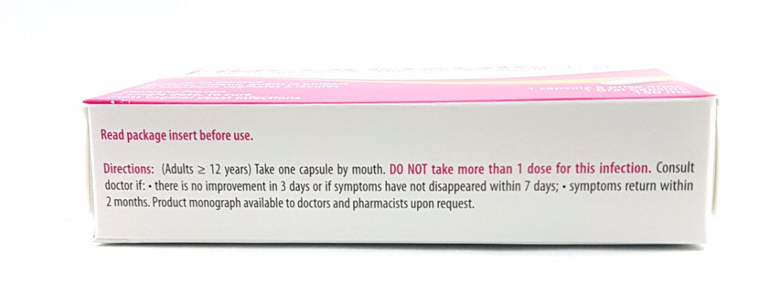 OPTION+ FLUCONAZOLE 150MG CAP 1'S - Queensborough Community Pharmacy - 3