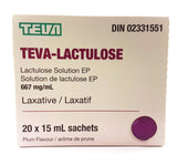 TEVA-LACTULOSE SACHETS 667MG/ML 20X15ML