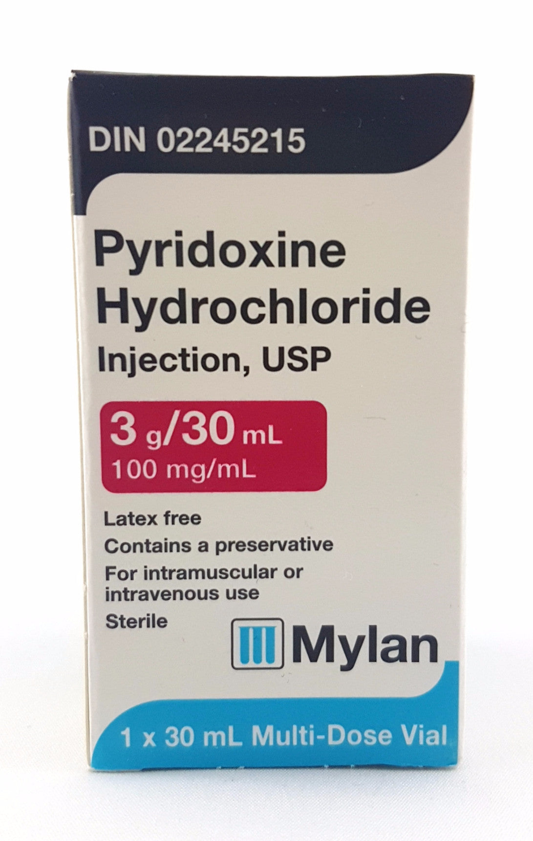 MYLAN PYRIDOXINE HCL VL INJ 100MG/ML 30ML