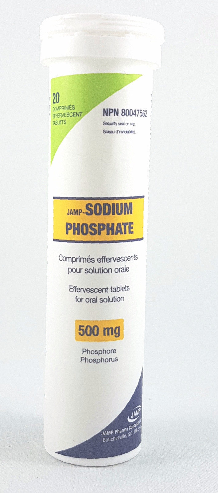 JAMP-SODIUM PHOSPHATE 500MG EFFERVESCENT TABLETS
