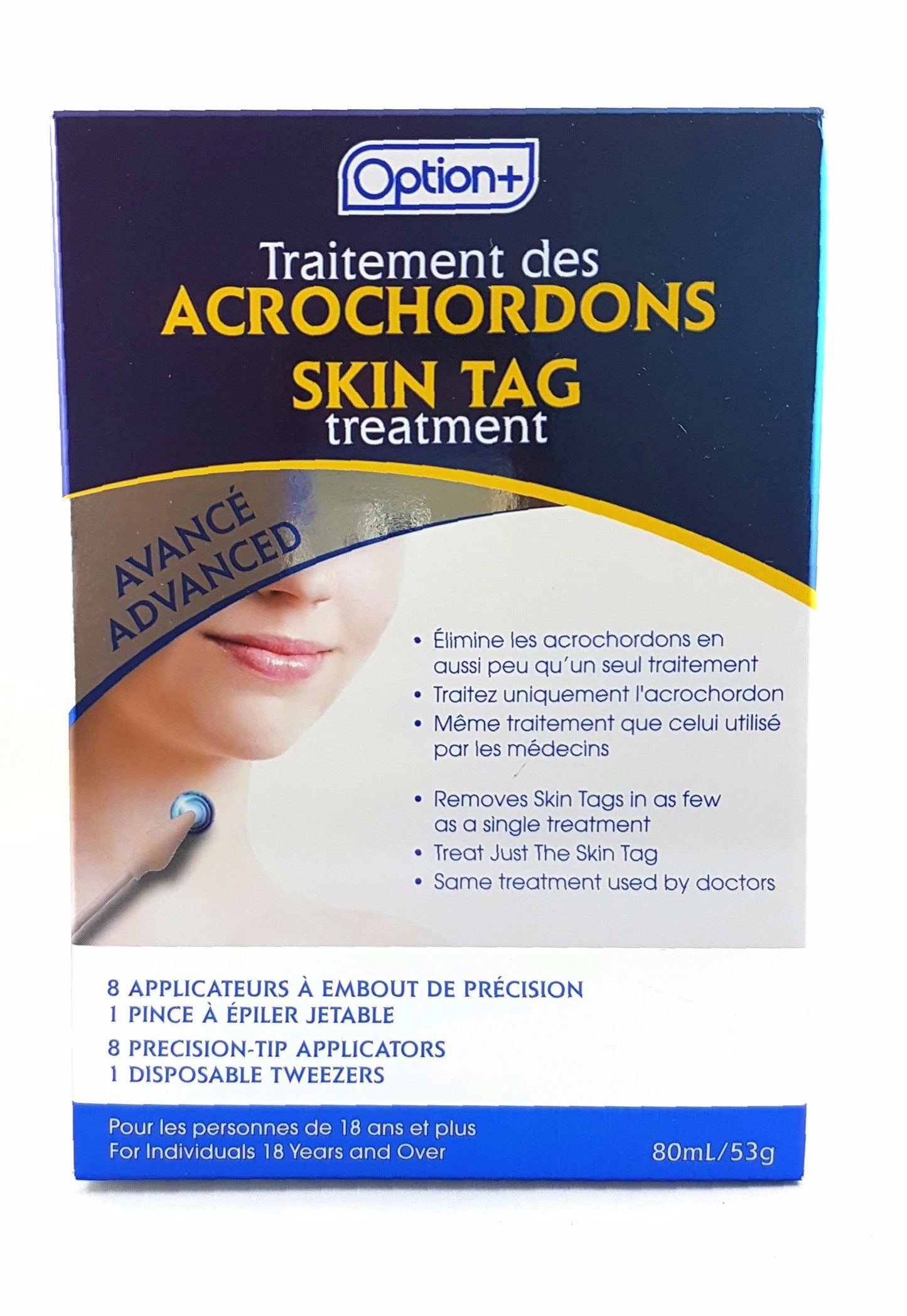 OPTION+ ADVANCED SKIN TAG TREATMENT 8's