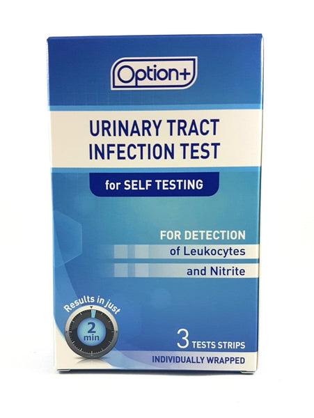 OPTION+ HOME URINARY TRACT INFECTION TEST 3'S