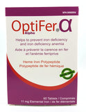 OPTIFER ALPHA HEME IRON 60'S