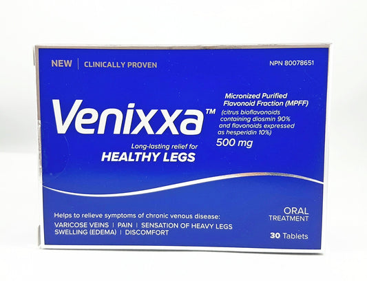 VENIXXA HEALTHY LEGS 500MG 30'S