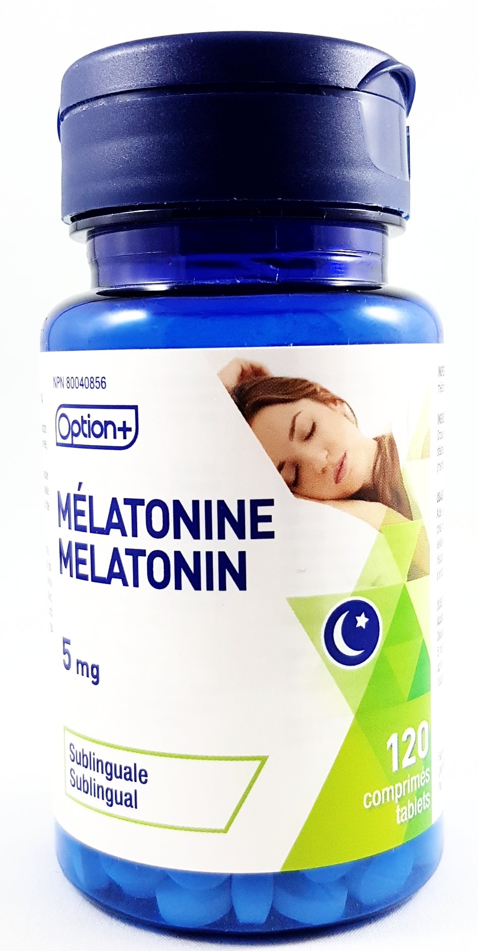 OPTION + MELATONIN 5MG 120 tablets