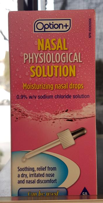 OPTION+ NASAL SALINE DROPS 50ML