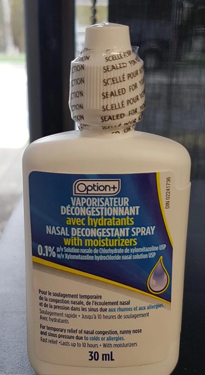 OPTION+ NASAL HYDRATING SPRAY 20+10