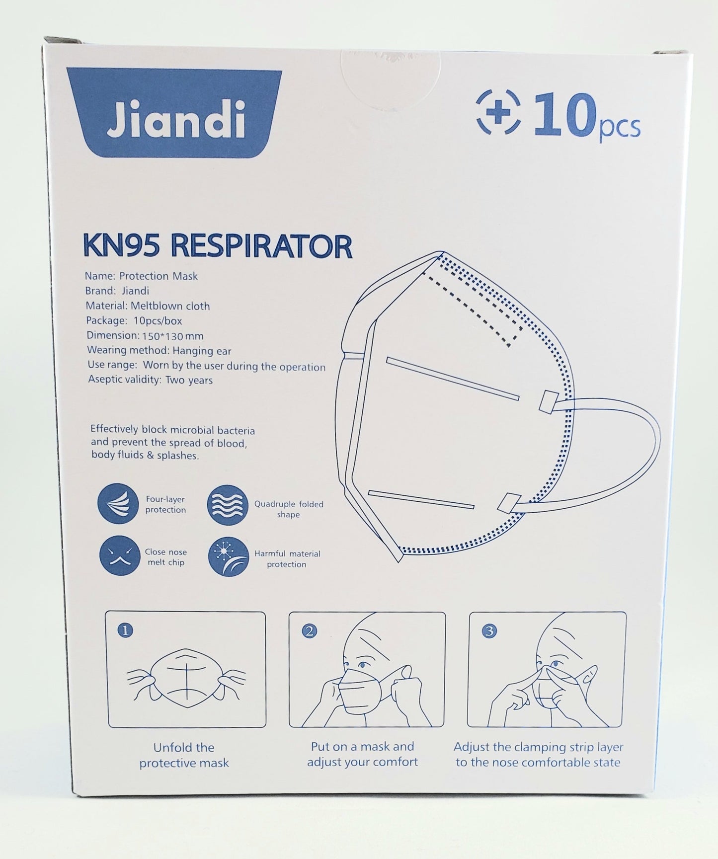 KN95 MASK IN A PACK OF 10