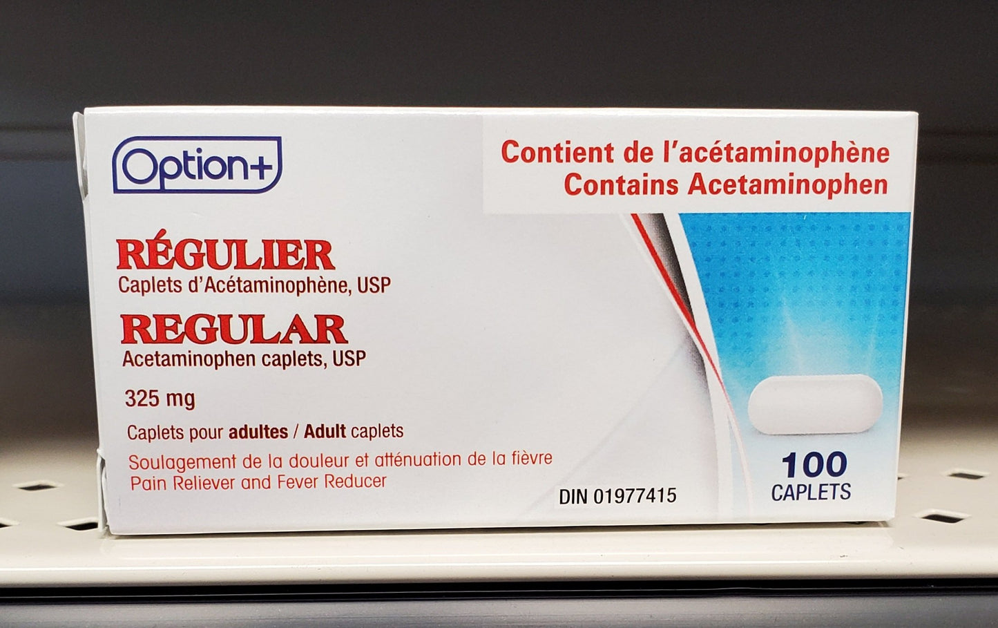 OPTION+ REGULAR STRENGTH 325MG