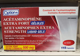 OPTION+ EXTRA STRENGTH LIQUID GELS 500MG