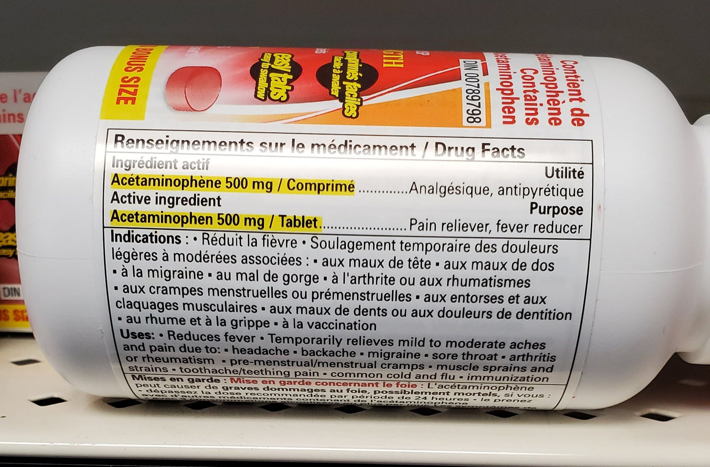 OPTION+ EXTRA STRENGTH 500MG