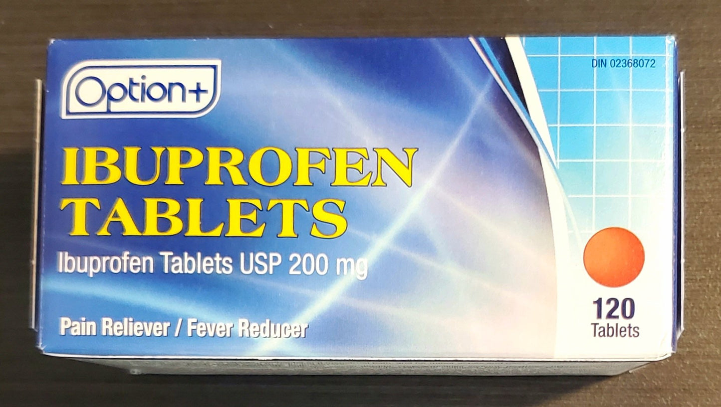 OPTION+ IBUPROFEN 200MG 120'S