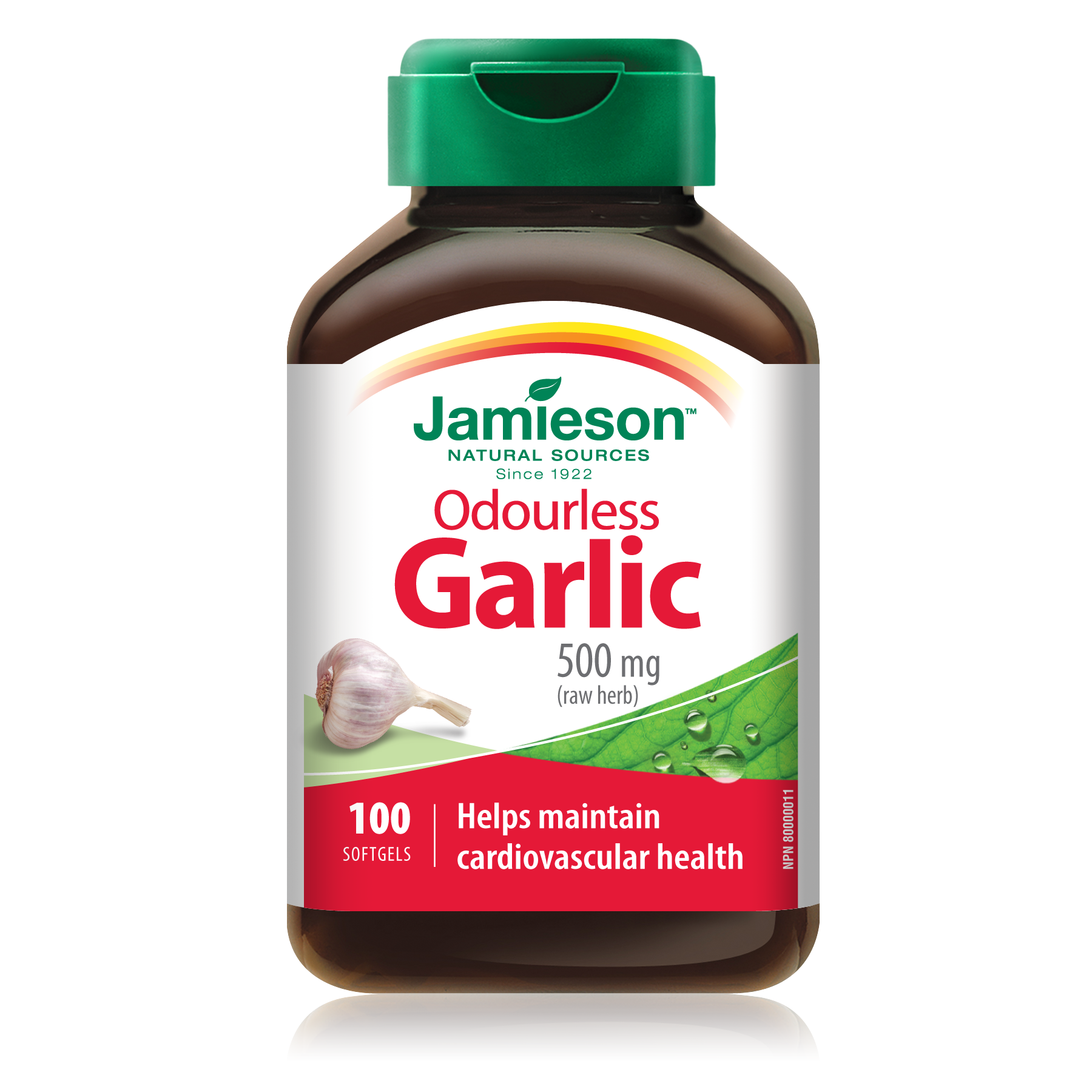 JAMIESON GARLIC ODOURLESS CAPS 100'S - Queensborough Community Pharmacy