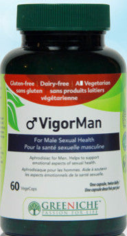 GREENICHE VIGORMAN SEX HEALTH MEN CAPS 60 - Queensborough Community Pharmacy