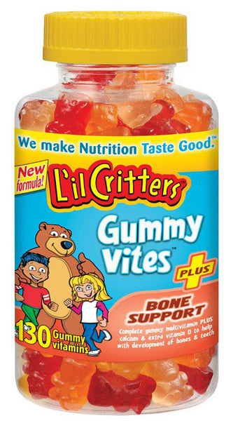 LIL CRITTERS MULTIVITES+BONE SUPPORT 130'S - Queensborough Community Pharmacy