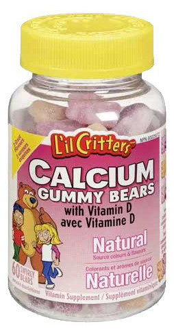 L'IL CRITTERS CALCIUM BEARS 60'S - Queensborough Community Pharmacy