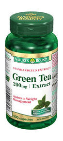 NATURE'S BOUNTY GREEN TEA EXTRACT CAPS 100'S - Queensborough Community Pharmacy