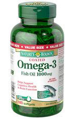NATURE'S BOUNTY FISH OIL OMEGA-3 SOFTGELS 180'S - Queensborough Community Pharmacy