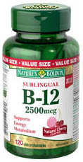 NATURE'S BOUNT B12 2500MG VALUE 120'S - Queensborough Community Pharmacy