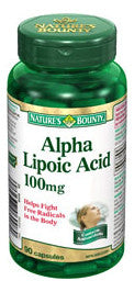 NATURE'S BOUNTY ALPHA LIPOIC ACID CAPS 90'S - Queensborough Community Pharmacy