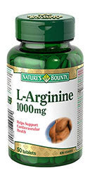 NATURE'S BOUNTY L-ARGININE 1000MG 50'S - Queensborough Community Pharmacy
