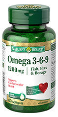 NATURE'S BOUNTY OMEGA 3-6-9 1200MG SOFTGELS 60'S - Queensborough Community Pharmacy