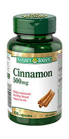 NATURE'S BOUNTY CINNAMON CAPS 100'S - Queensborough Community Pharmacy