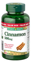 NATURE'S BOUNTY CINNAMON 500MG VALUE 200'S - Queensborough Community Pharmacy