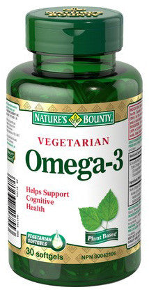 NATURE'S BOUNTY VEGETARIAN OMEGA-3 30'S - Queensborough Community Pharmacy