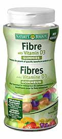 NATURE'S BOUNTY FIBRE WITH VIT D GUMMIES 50'S - Queensborough Community Pharmacy