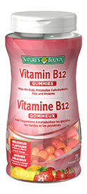 NATURES BOUNTY B12 GUMMIES 75'S - Queensborough Community Pharmacy