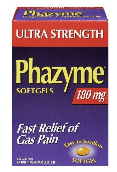 PHAZYME 180 SOFTGELS 24'S - Queensborough Community Pharmacy