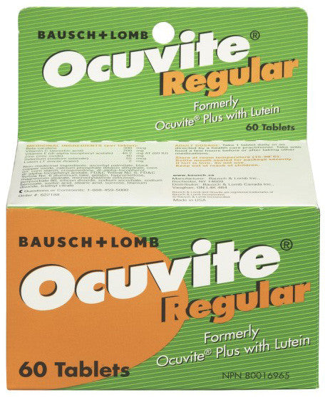 B & L OCUVITE REGULAR 60'S - Queensborough Community Pharmacy
