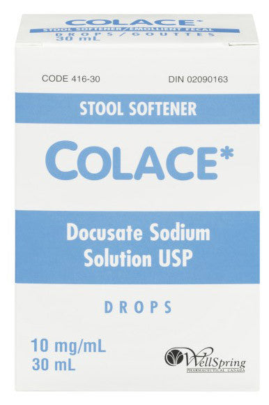 COLACE DROPS 30ML - Queensborough Community Pharmacy