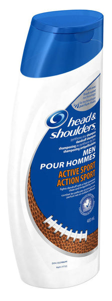 H & S ACTIVE SPORT SHAMPOO 400ML - Queensborough Community Pharmacy