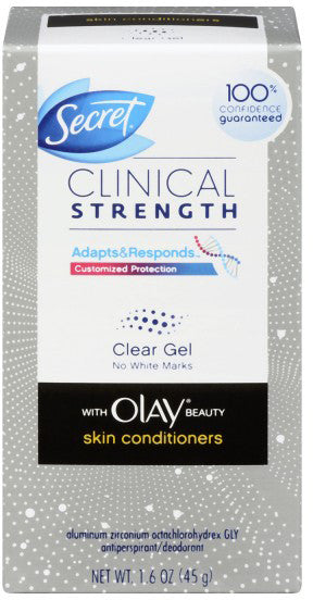 SECRET CLINICAL CLEAR GEL OLAY SKINCONDITIONER 45G - Queensborough Community Pharmacy
