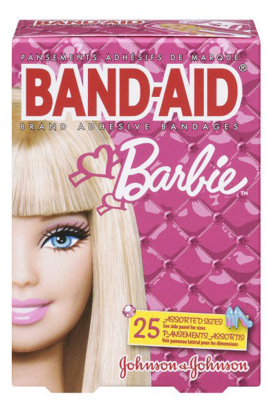 J&J BAND-AID BARBIE 25'S - Queensborough Community Pharmacy