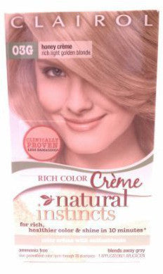 NATURAL INSTINCTS CRÄŒÅ¤E 03G RICH LIGHT GOLDEN BLOND 1'S - Queensborough Community Pharmacy