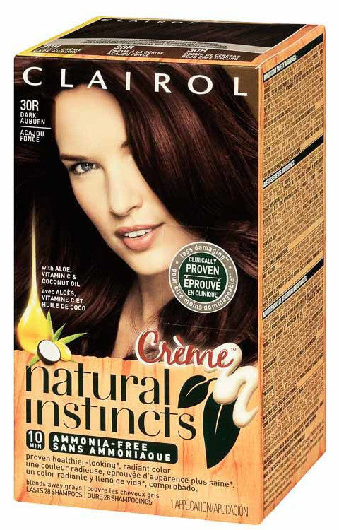 NATURAL INSTINCTS CRÄŒÅ¤E 30R RICH DARK AUBRUN 1'S - Queensborough Community Pharmacy