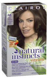 NATURAL INSTINCTS VIBRANT SHADE 6A LIGHT COOL BROWN 1'S - Queensborough Community Pharmacy