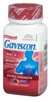 GAVISCON TABS X-STR FRUIT 25'S - Queensborough Community Pharmacy