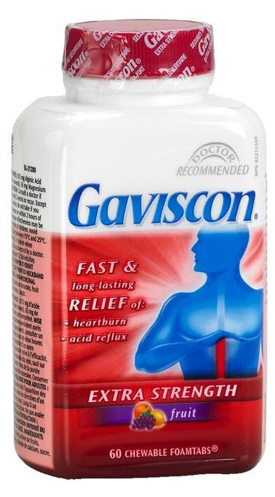 GAVISCON TABS X-STR FRUIT 60'S - Queensborough Community Pharmacy