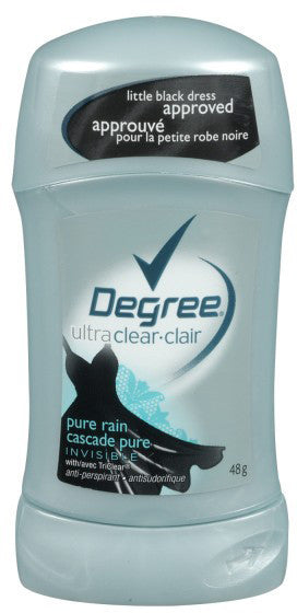 DEGREE ULTRA CLEAR PURE RAIN WOM 48G - Queensborough Community Pharmacy