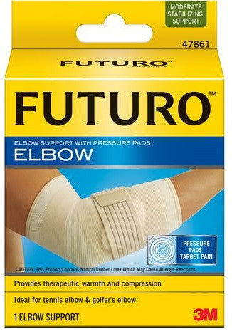 FUTURO PADDED ELBOW SUPPORT MED 1'S - Queensborough Community Pharmacy