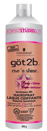 GOT2B RINSENSHINE STUDIO HAIRSPRAY 340G - Queensborough Community Pharmacy